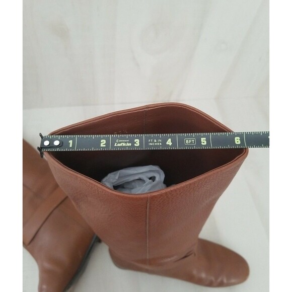 GUCCI Leather Riding Boots Side buckle Brown Sz 37.5 US 6.5 SEE PICTURES USED - Picture 12 of 12